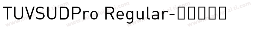 TUVSUDPro Regular字体转换